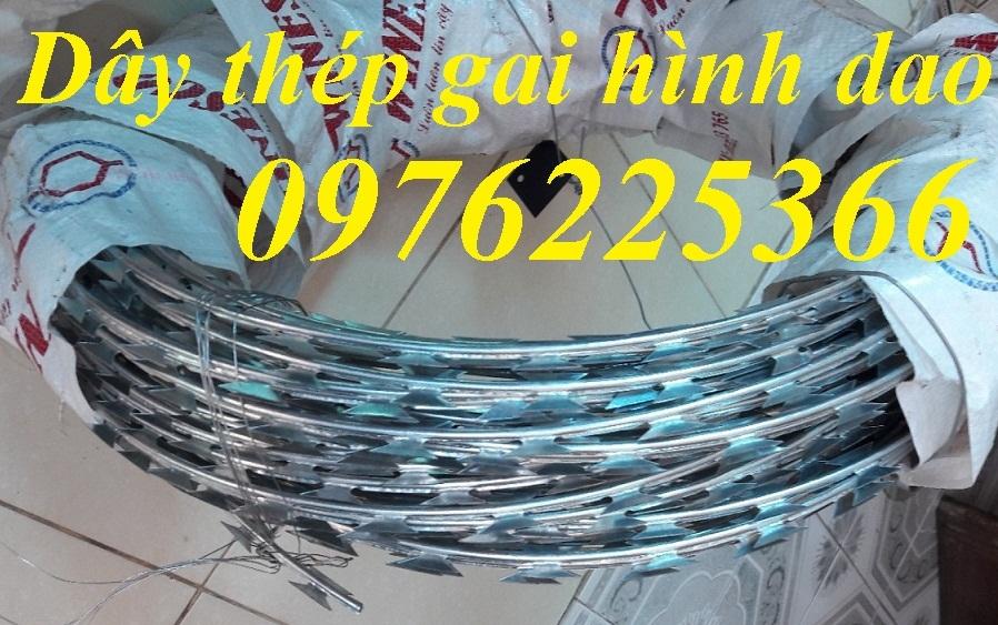 Đại lý dây thép gai hình dao,dây kẽm gai lưới dao tại Hà Nội